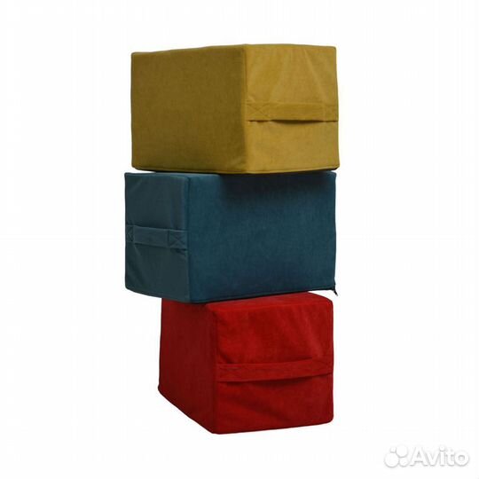 Пуф мягкое кресло из кубиков трансформер