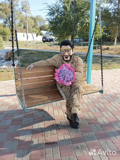 Ростовые куклы. Белый мишка, Супер Жорик аниматоры