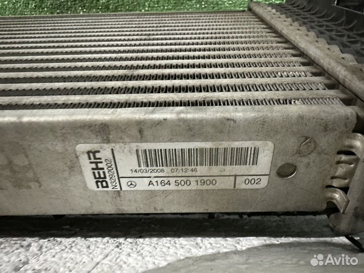 Радиатор интеркулера Мерседес W 164 дизель