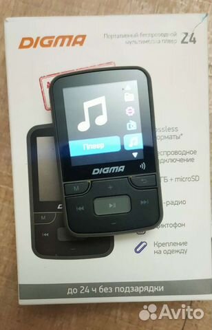 Mp3 плеер Digma Z4 16gb Bluetooth купить в Москве | Электроника | Авито