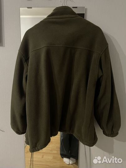 Флисовая кофта на молнии xl