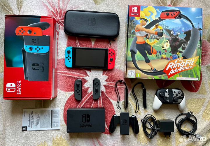 Прошитый Switch v2,550gb,больше 50 игр