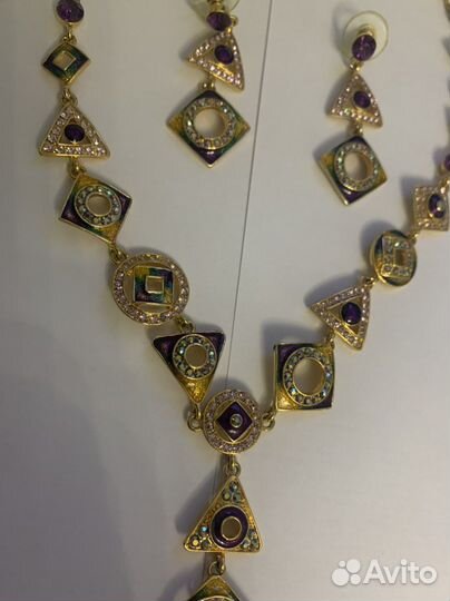 Колье с серьгами производство Греция
