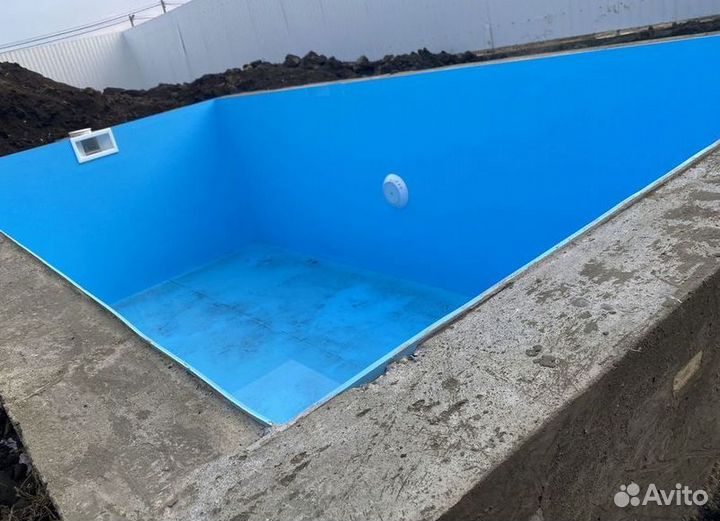Полипропиленовая чаша (бассейн) 7м*3м*1,5м