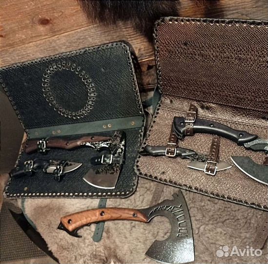 Мужской подарок топор, нож или комплект