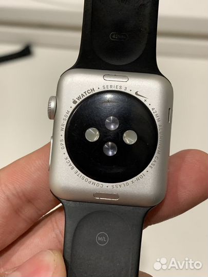 Apple Watch 3/42 с зарядкой 100%