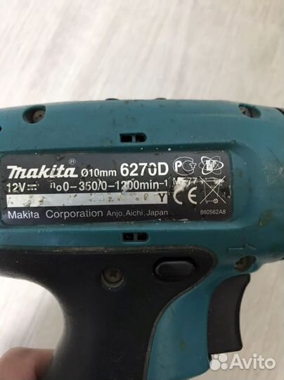 Шуруповерт makita 12v