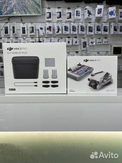 Dji Mini 3 Pro RC + fly more kit plus 47мин