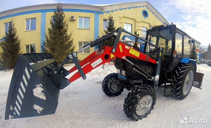 Погрузчик фронтальный пку 09 усиленный кун для мтз