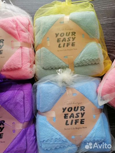 Подарочный набор полотенец 2 в 1