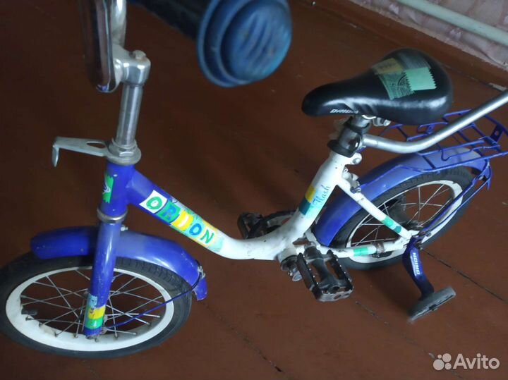 Велосипед детский с ручкой для родителей