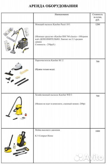 Мойка karcher в аренду