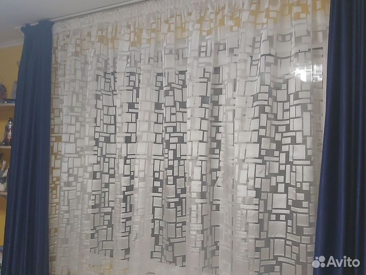 Тюль органза 4,8 на 2,5 новая