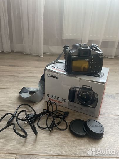 Зеркальный фотоаппарат canon eos 1100d