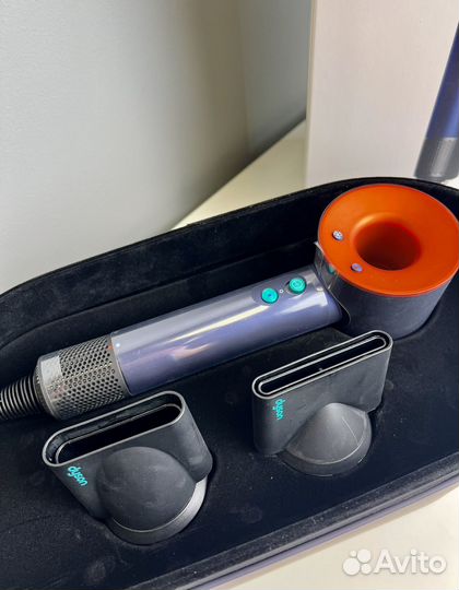 Фен dyson supersonic hd15 в кейсе prussian blue