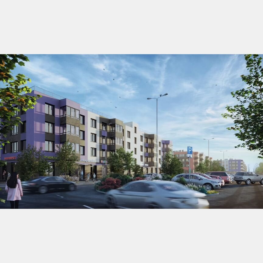 2-к. квартира, 63 м², 2/4 эт.