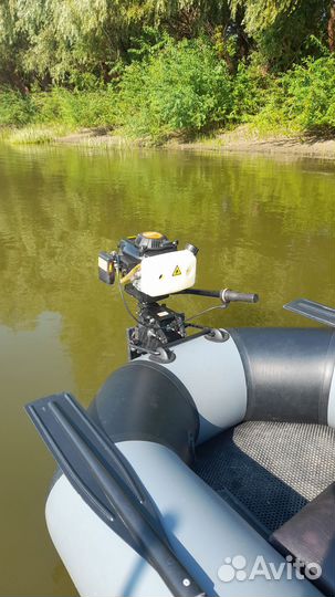 Пвх лодка wavepro с мотором hangkai