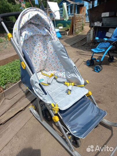 Детские санки коляска