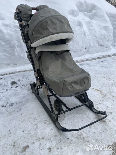 Санки-коляска Nika Ника Детям 7-8/К2