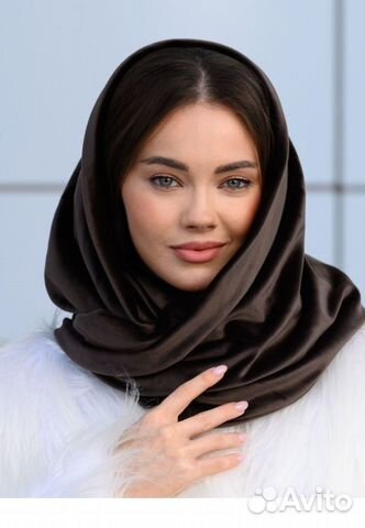 Шарф снуд женский зимний капучино