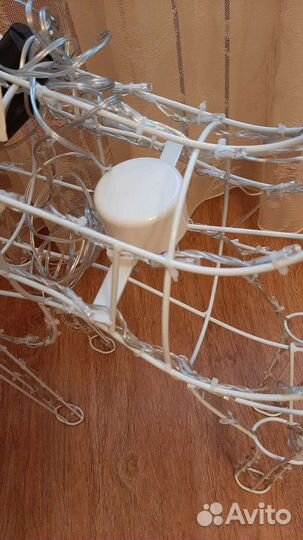 Новогодний олень светящийся