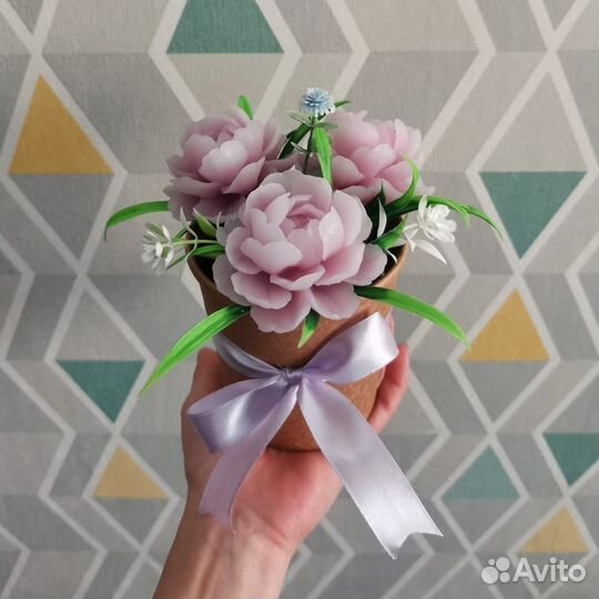 Букет из мыла