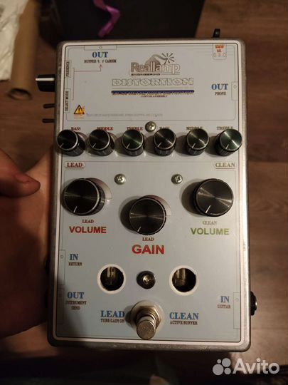 Гитарный напольный ламповый преамп RealLamp