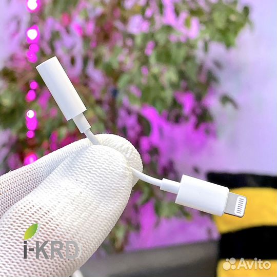 Apple Lightning - AUX из комплекта iPhone X/Xs