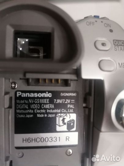 Видеокамера Panasonic NV-GS180