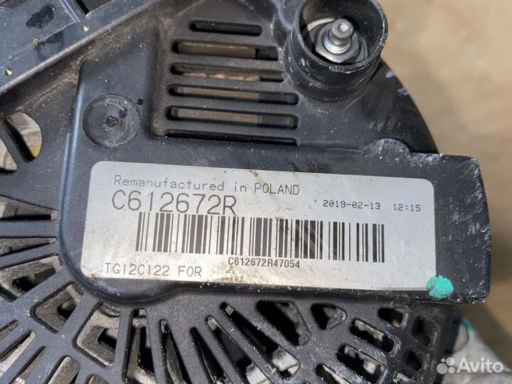 Генератор Ford Fiesta 1.5tdci / 1.6tdci 2013г