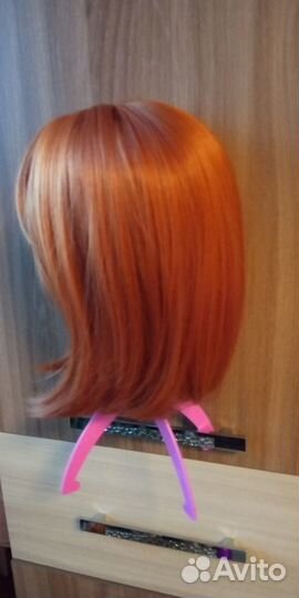 Парик короткий Каре рыжий
