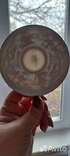 Кувшин, набор блюдец, чашка с блюдцем