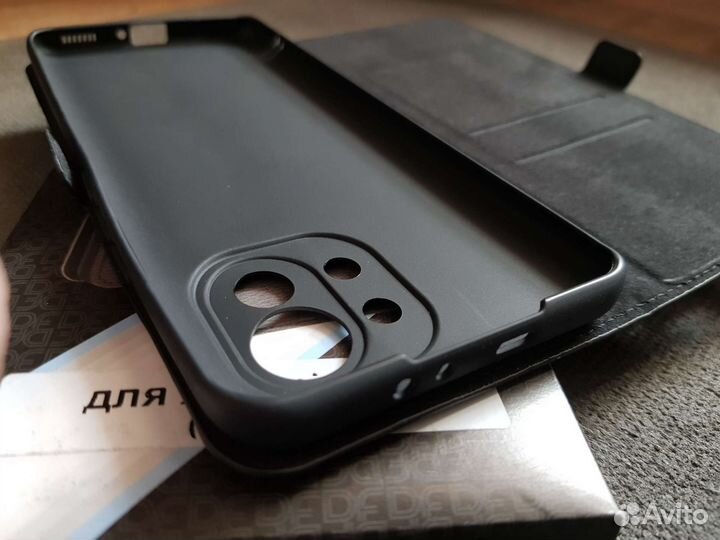 Защитный Чехол-Книжка для Xiaomi Mi 11 (чёрный)