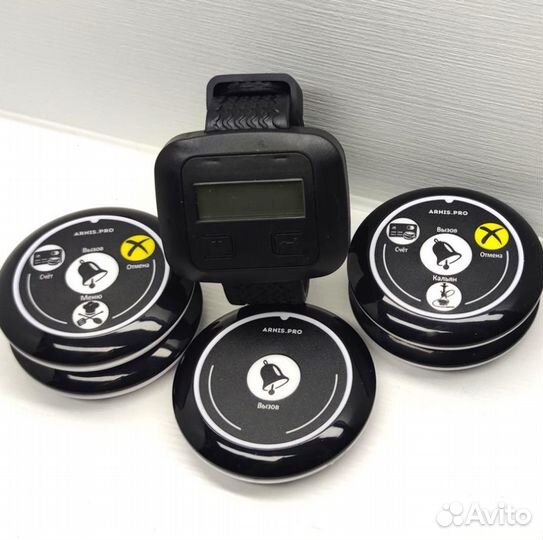 Кнопка вызова официанта, администратора и табло