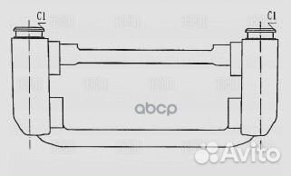 Скоба суппорта для а/м Chevrolet Lacetti (04)