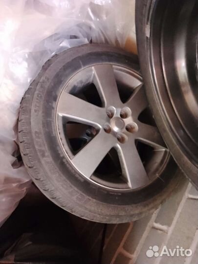 Колёса r16 5 100 в сборе с резиной