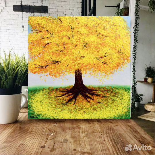 АВТОРСКАЯ картина на холсте