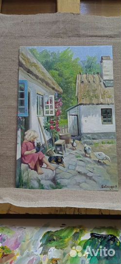 Картина маслом пейзаж