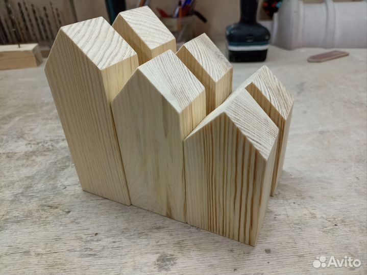 Набор заготовок из дерева для творчества