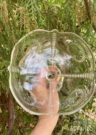 Ваза на ножке «с глазками» редкость