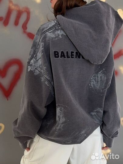 Толстовка худи balenciaga женская