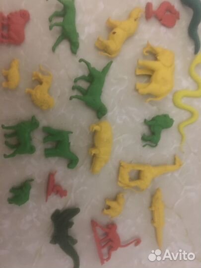 Ретро игрушки СССР -гдр зверушки динозавры