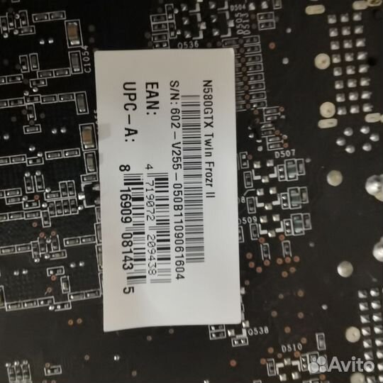 Видеокарта n580gtx