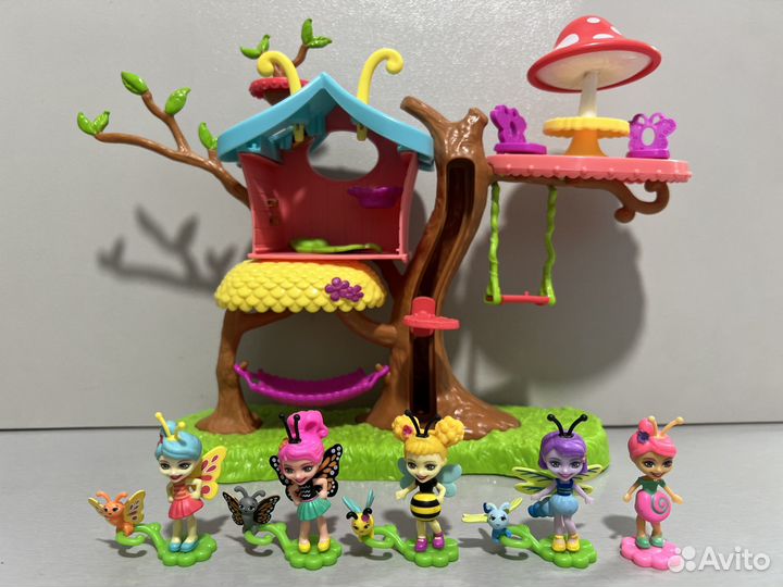 Enchantimals домик бабочки и 5 кукол