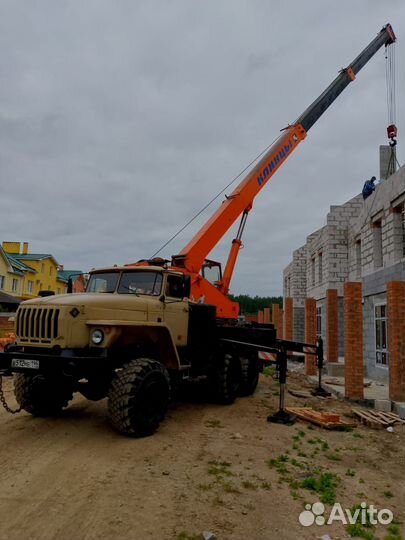 Аренда и услуги автокрана, 16 т, 18 м, с гуськом 7.5 м