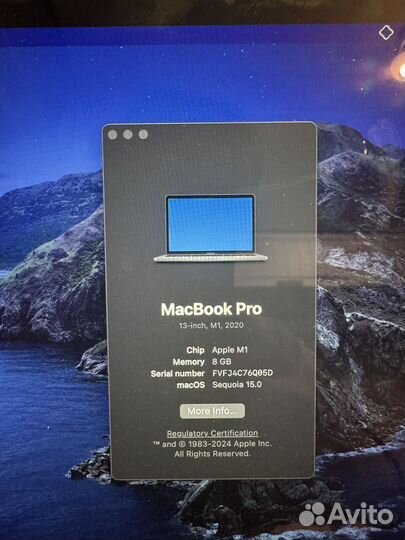 Macbook pro 13 m1 2020