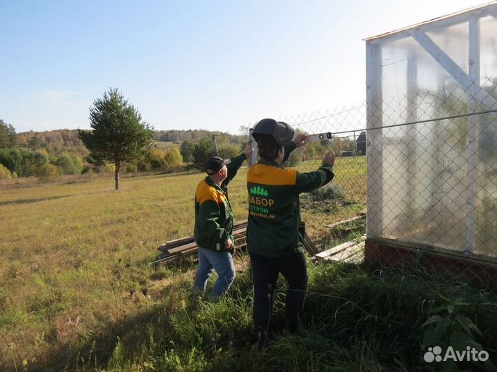 Заборы из профнастила под ключ с установкой