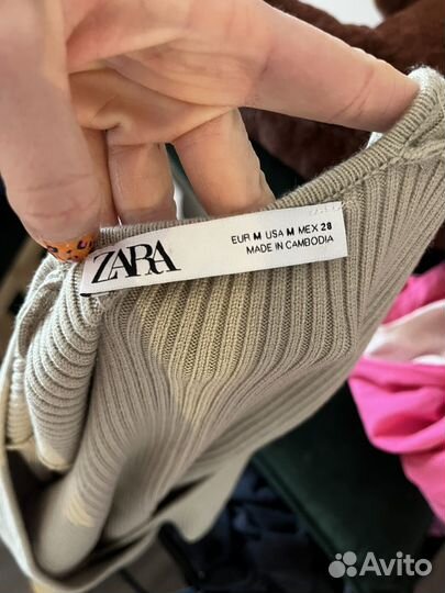 Топ лонгслив zara размер М новый