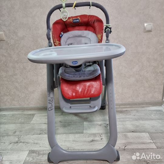 Стульчик для кормления chicco polly magic relax