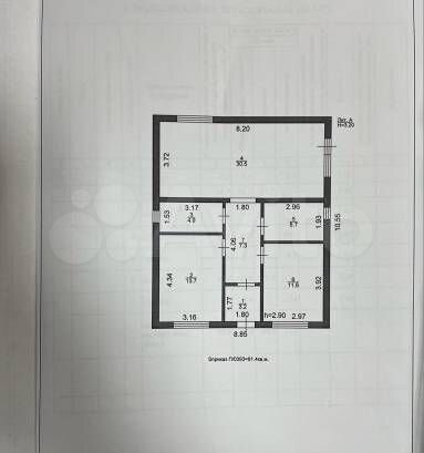 Дом 82 м² на участке 7 сот.